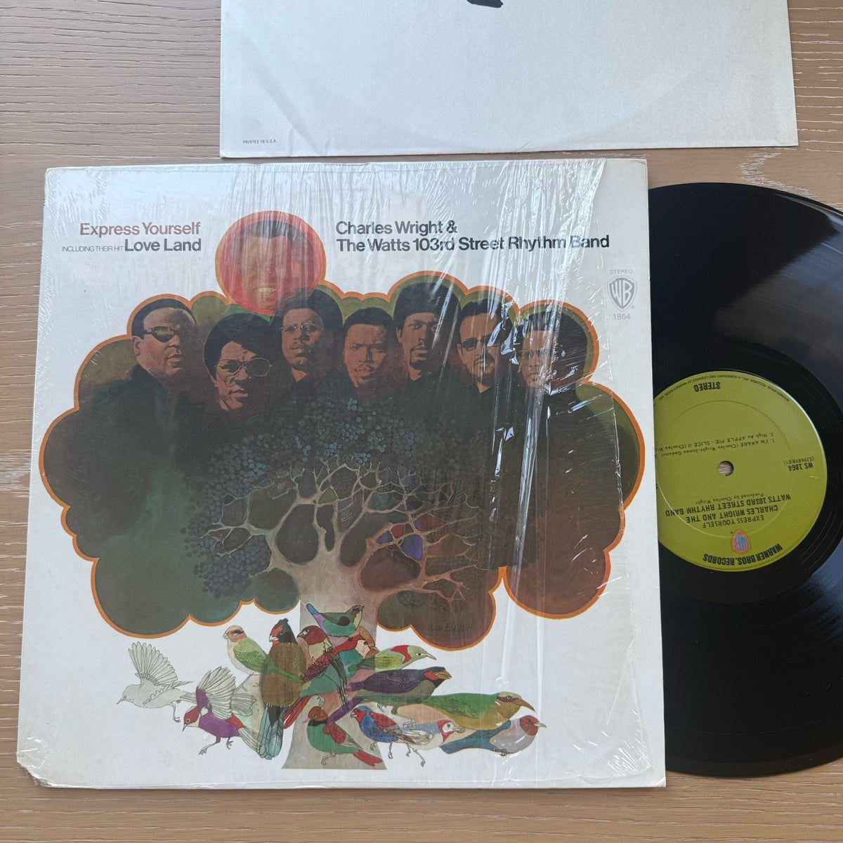 1970s Charles Wright Express Yourself LP In Shrink! VG++  W/Sleeve US Press