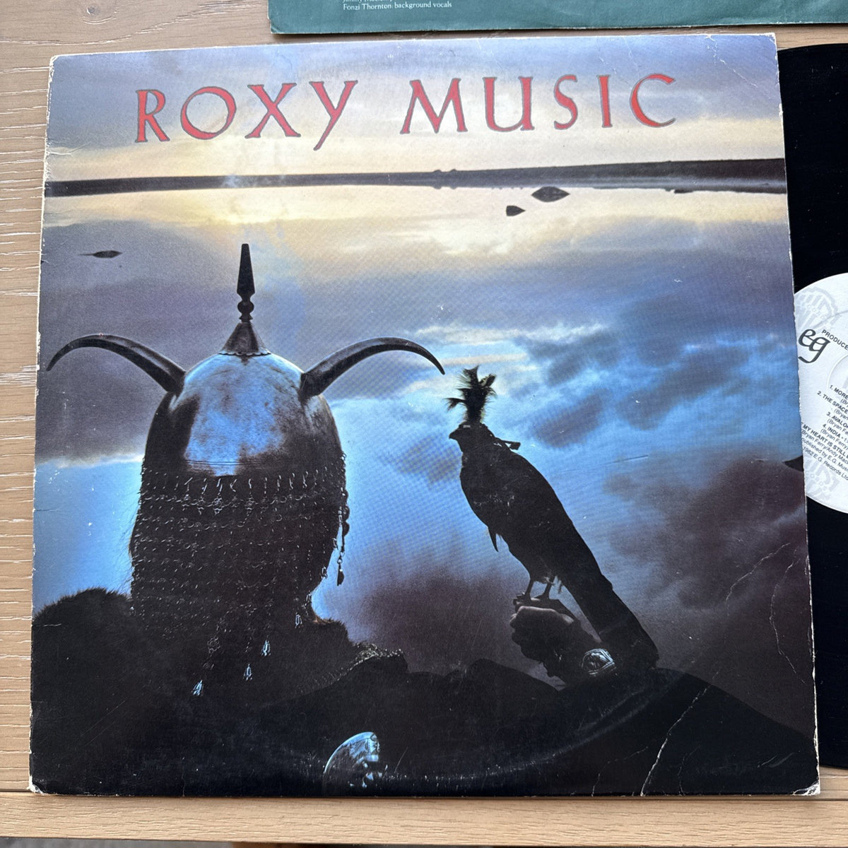 1982 ROXY MUSIC AVALON US Press bryan ferry w/ Original lyric inner sleeve!