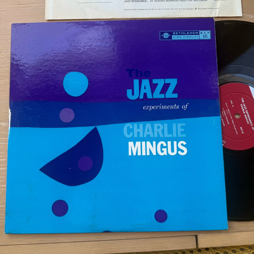 1957 Charlie Mingus The Jazz Experiments Of Charlie Mingus OG DG MONO VG+