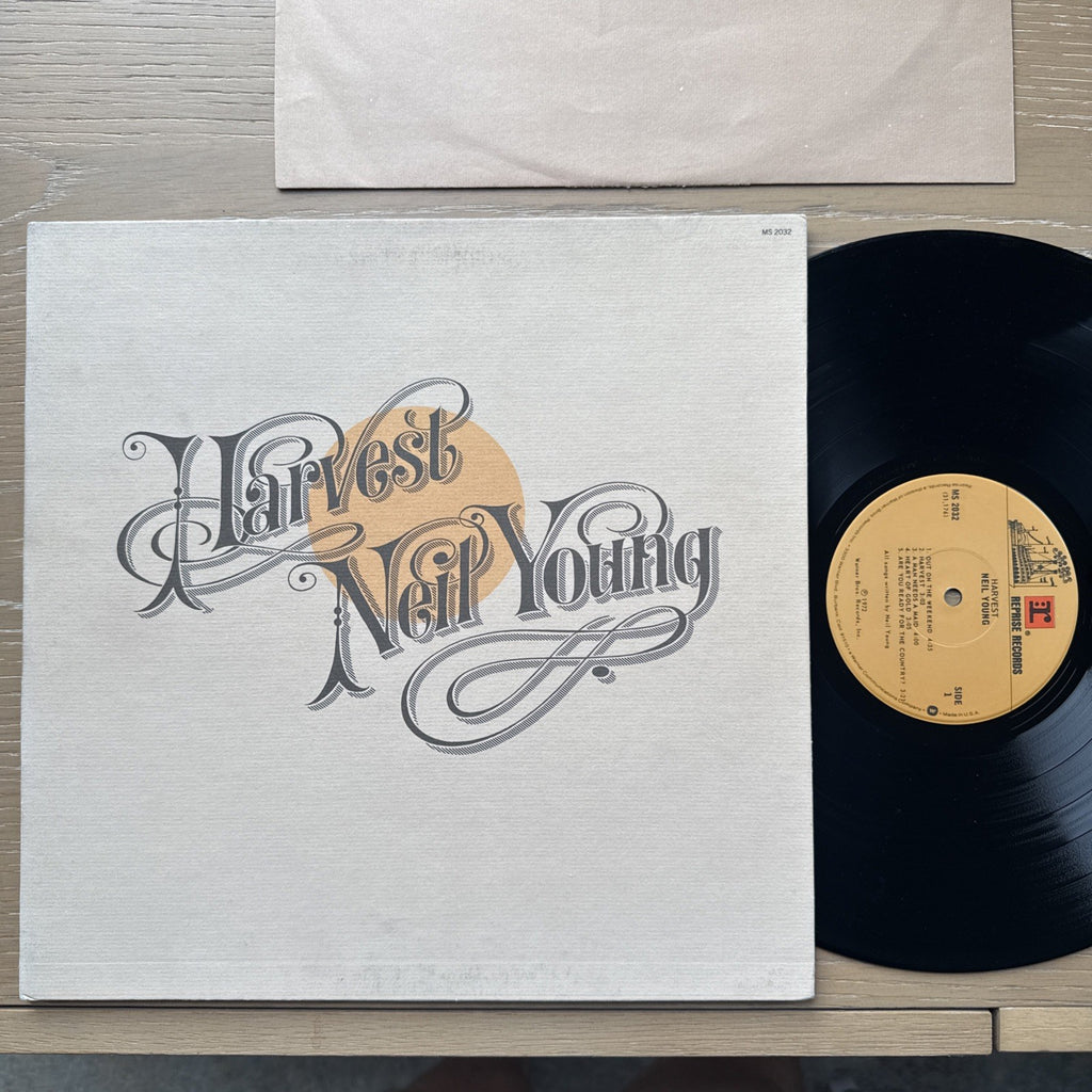 1970s Neil Young Harvest US Pressing +Sleeve! VG+ Reprise Records