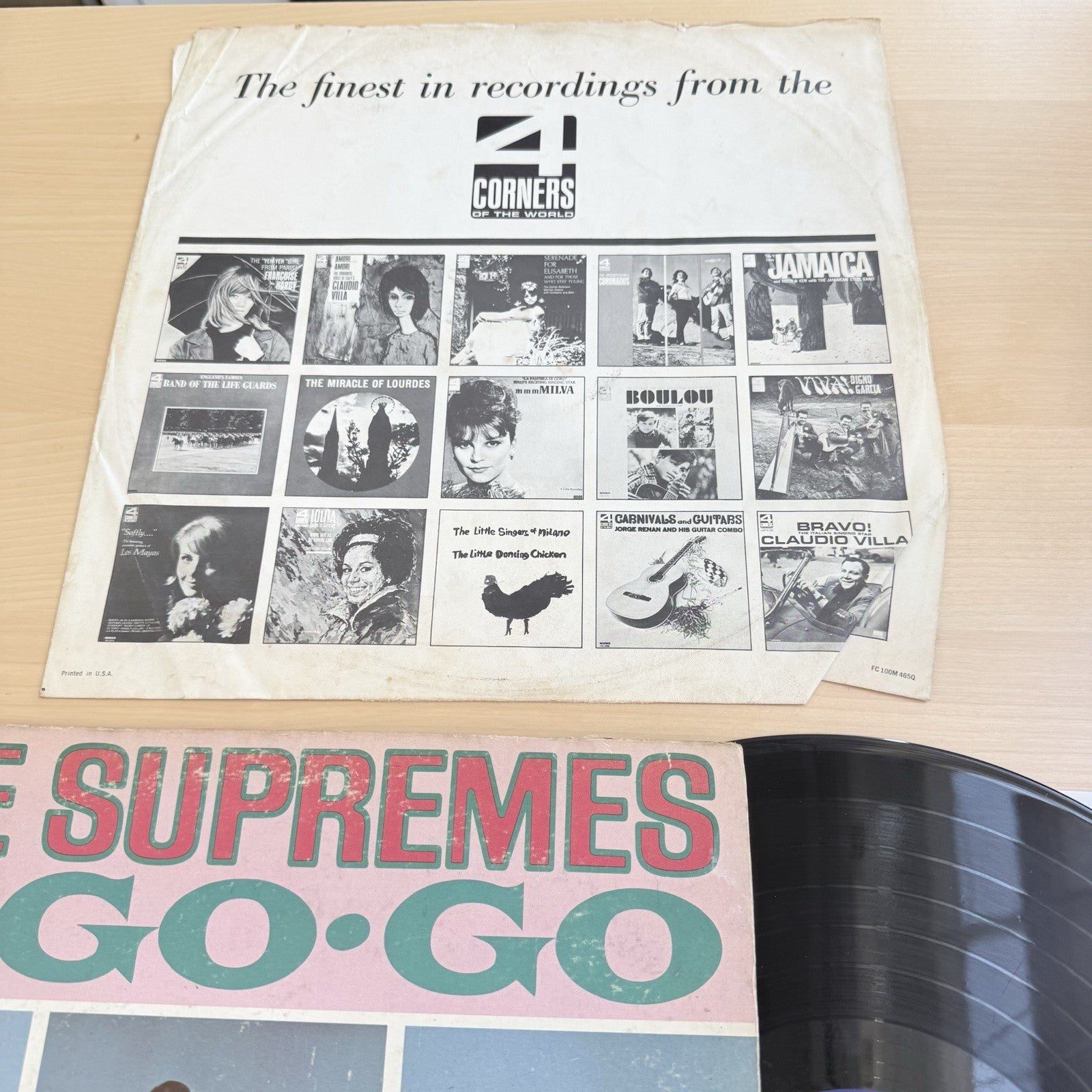 The Supremes A' Go-Go Original 1966 Motown Vinyl Record LP US Press + OG Sleeve