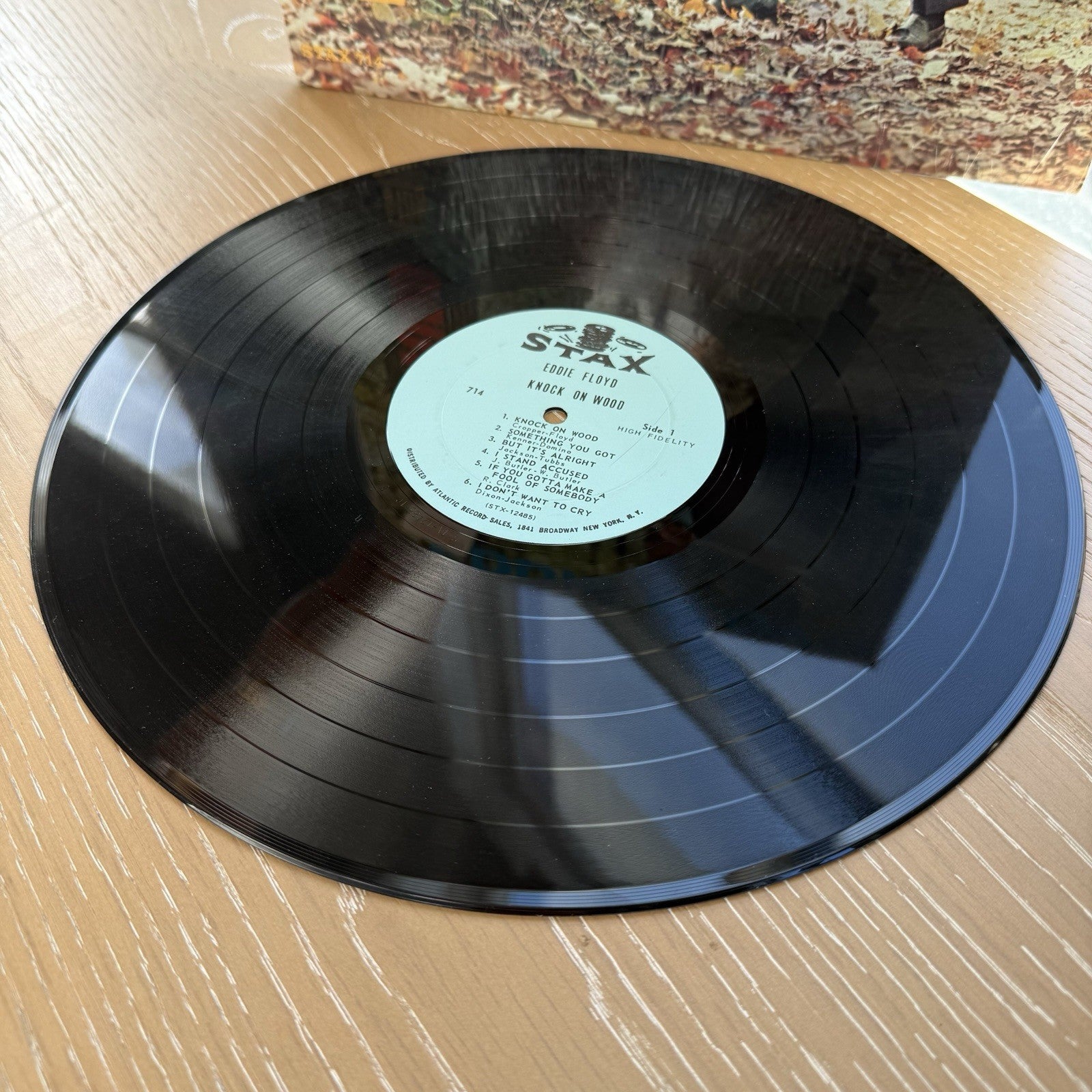 1967 EDDIE FLOYD Knock On Wood OG MONO US Press LP In Shrink + OG Store Sticker!