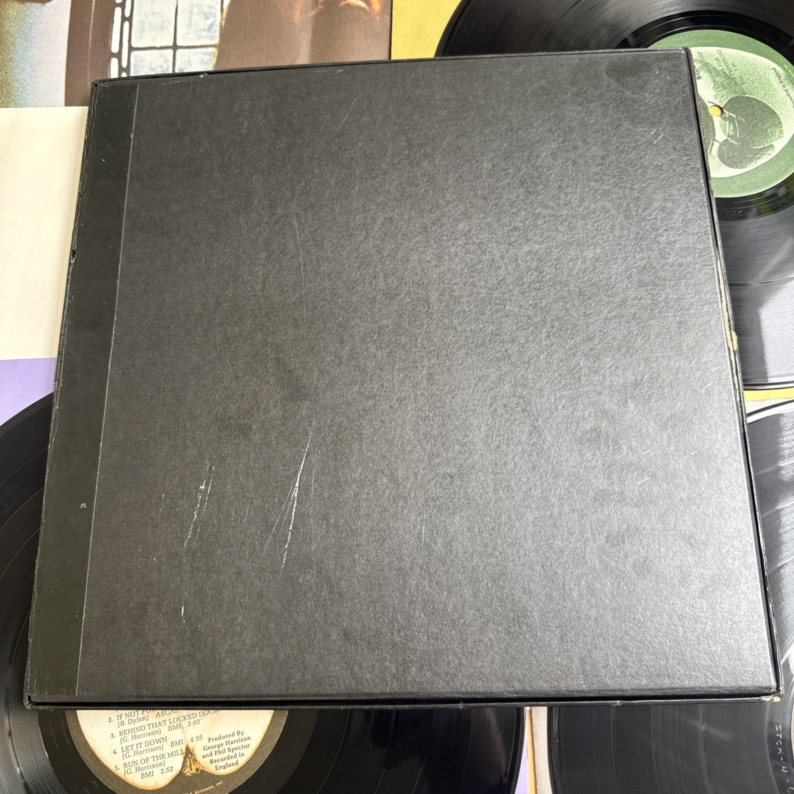 1970 GEORGE HARRISON All Things Must Pass 🍏 US Press Boxset W/OG Poster VG+