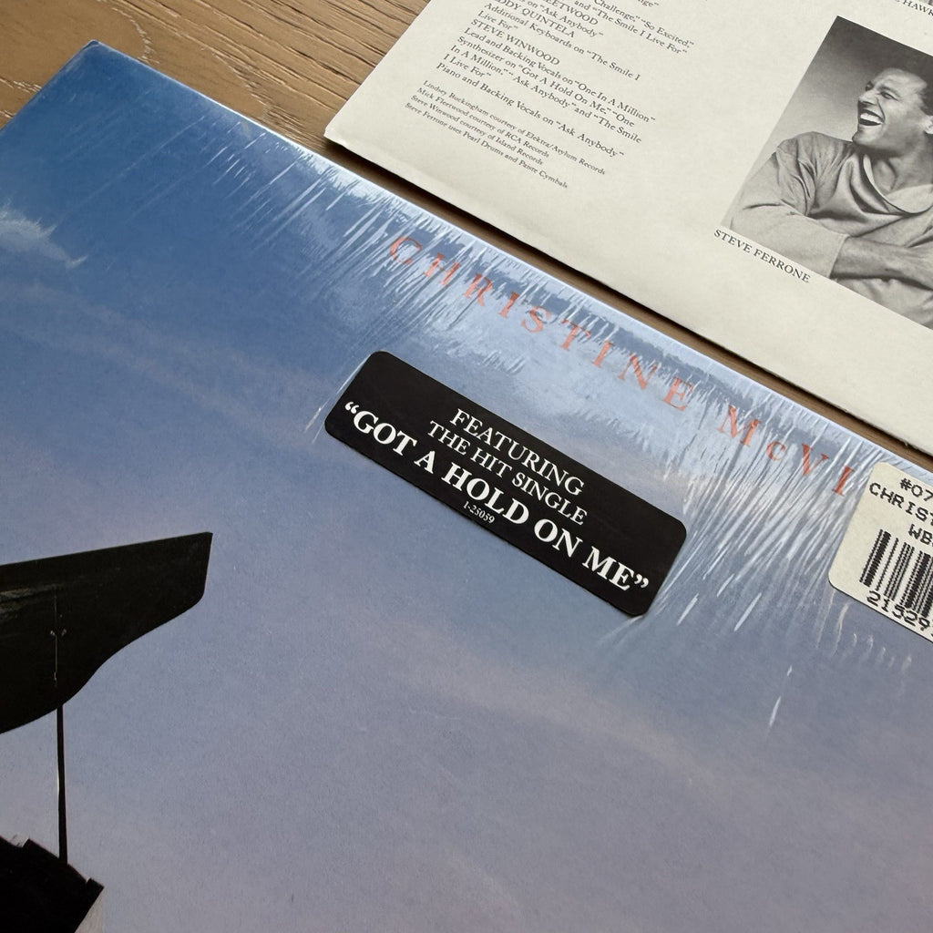 CHRISTINE McVIE Debut LP In Shrink Hype Sticker 1984 VG++ US Press Complete
