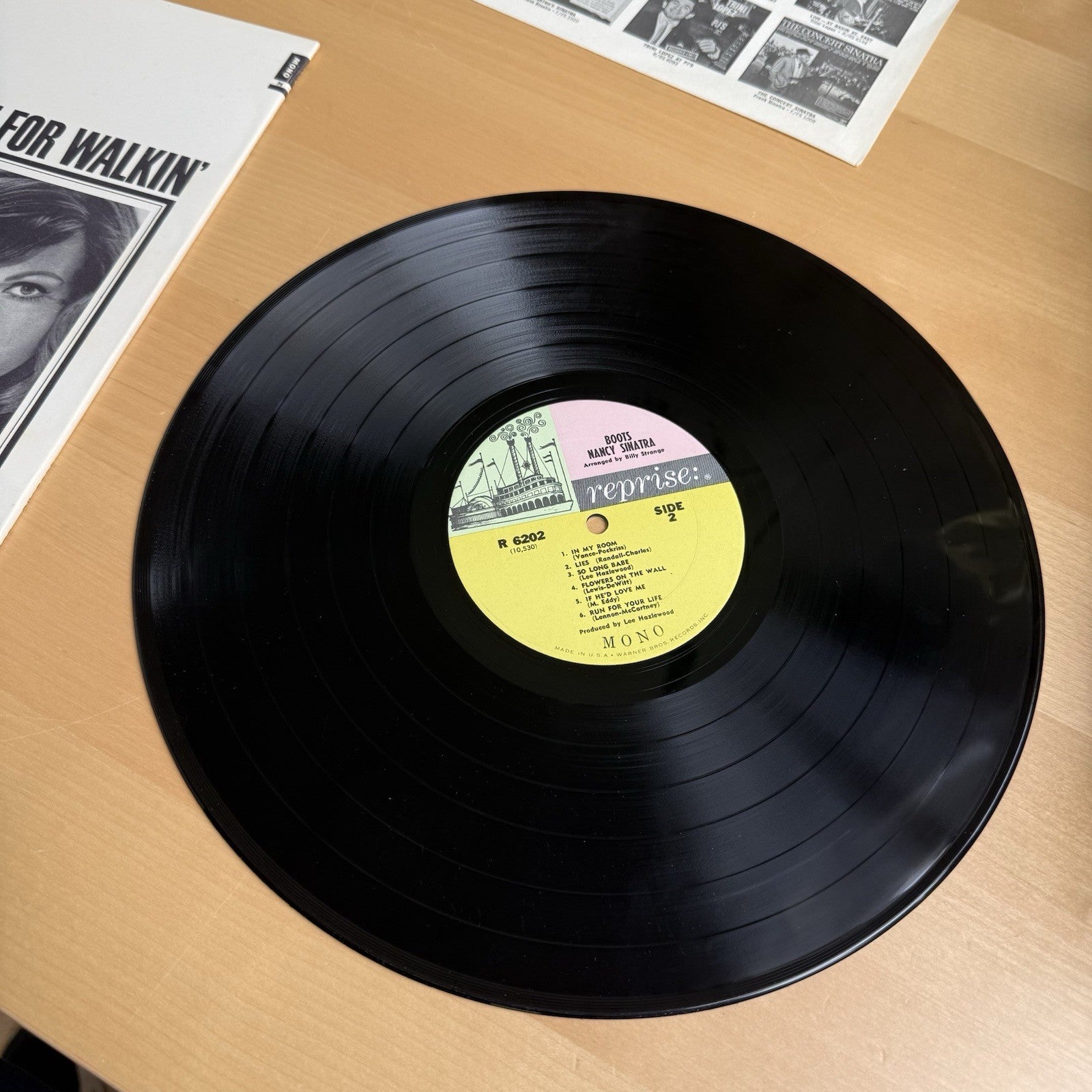 NANCY SINATRA LP BOOTS 1966 US Press MONO VG+ LP Complete W/ Original Sleeve