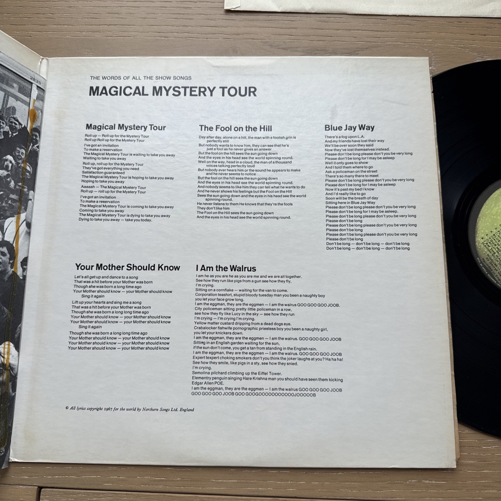 1970s The Beatles "Magical Mystery Tour" US Press Apple 🍏 Gatefold +Booklet VG+
