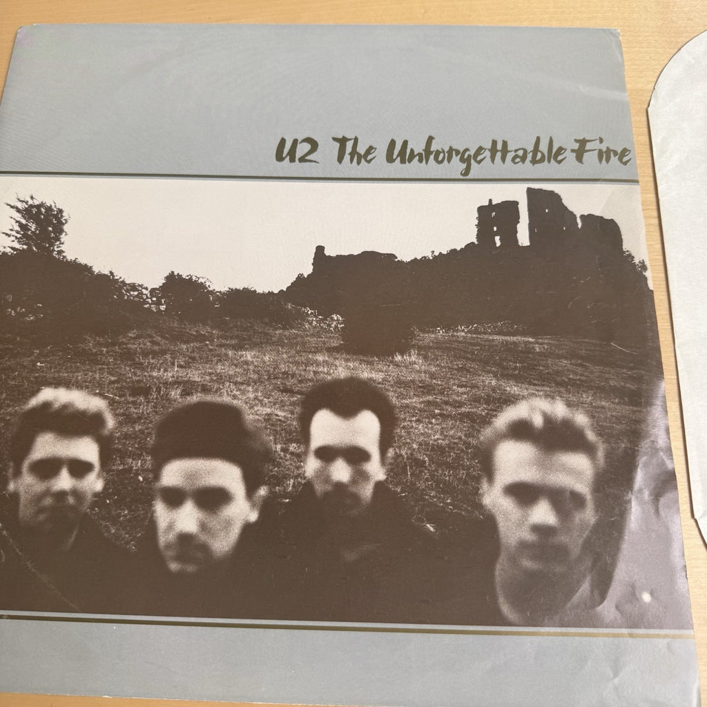 U2 The Unforgettable Fire 1st US press 1984 In Shrink! EX/EX + Original Sleeve