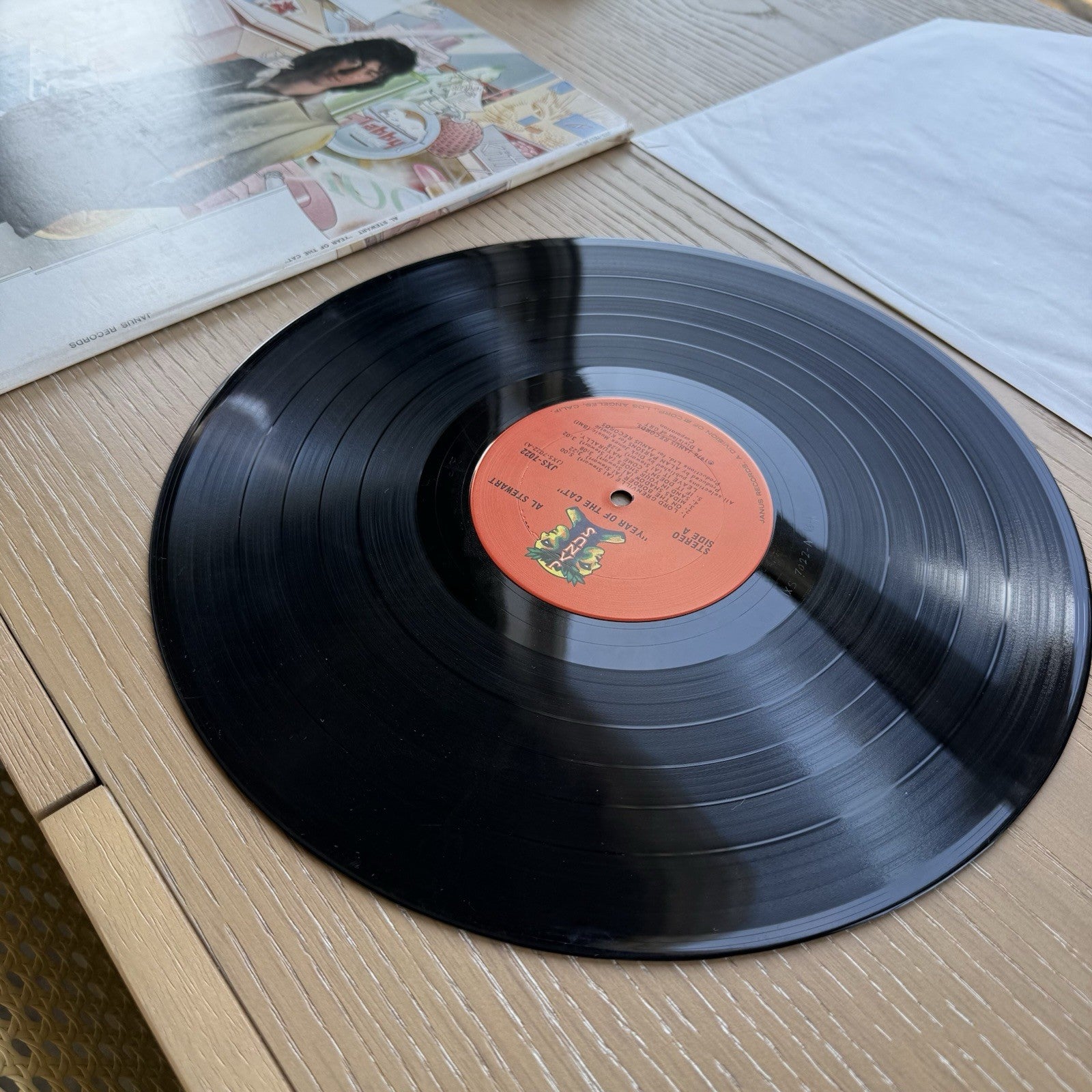 1976 AL STEWART  YEAR OF THE CAT" 1st US Press Complete W/Sleeve! Nice Copy VG+