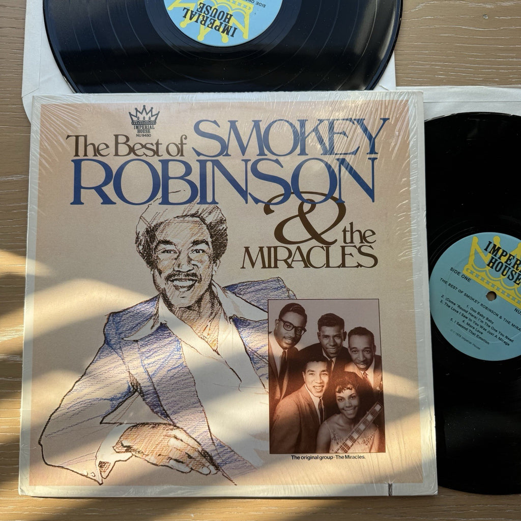 THE BEST OF SMOKEY ROBINSON & THE MIRACLES VINYL LP SET US Press In Shrink VG+