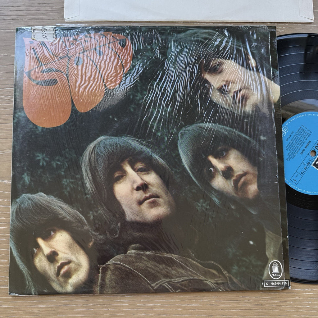 1977 The Beatles Rubber Soul LP Odeon Press Germany In Shrink! VG+ Vinyl Record