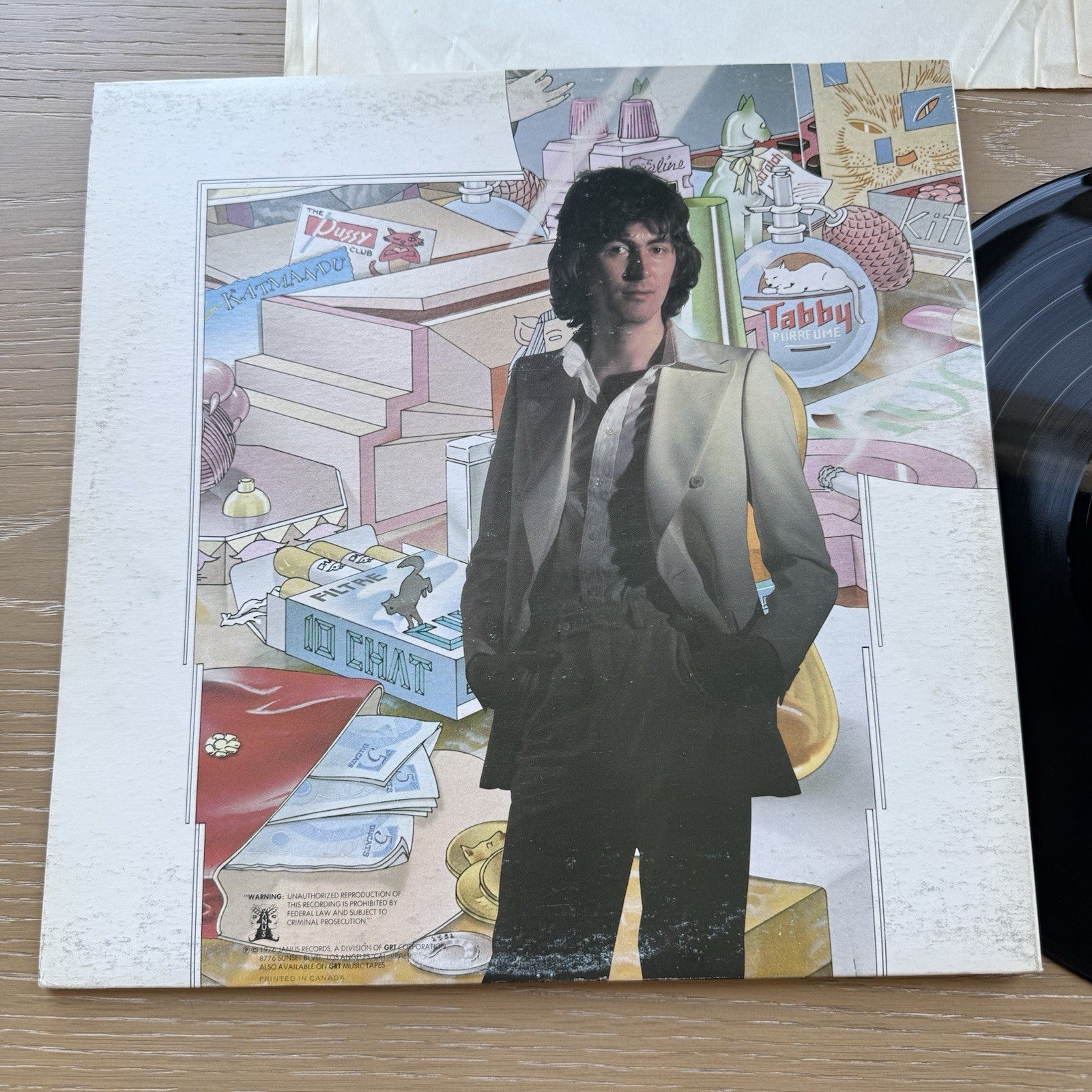 1970s AL STEWART YEAR OF THE CAT" US Press Complete W/Sleeve! Nice Copy VG+