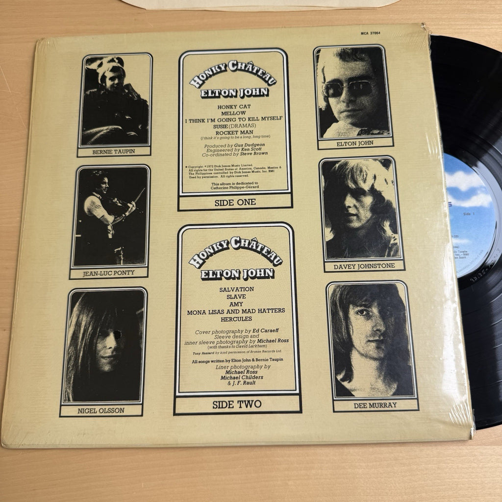ELTON JOHN Honky Chateau US Press LP In Shrink! VG++ W/ Original Sleeve!