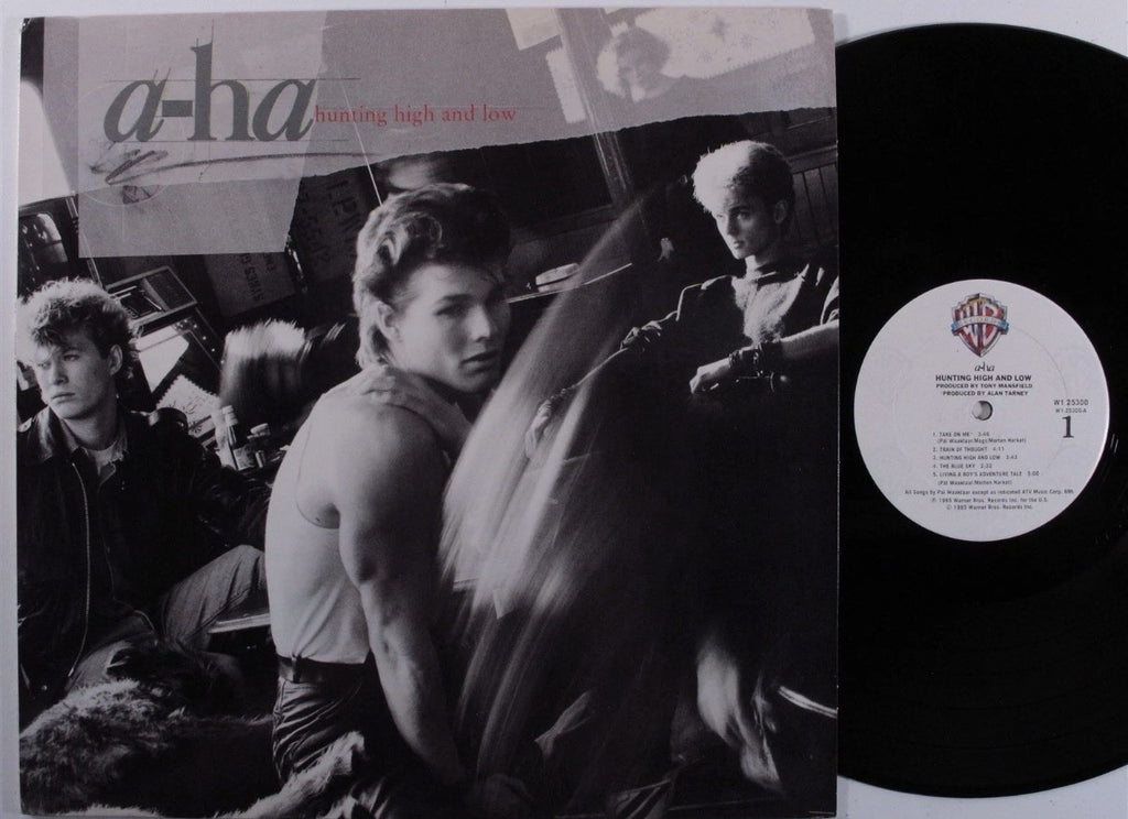 1980s A-HA Hunting High And Low US Press LP WARNER BROS LP VG++ Original Sleeve