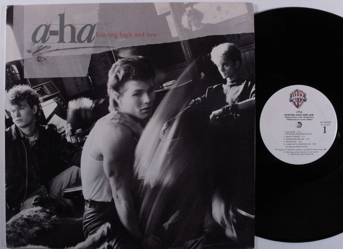 1980s A-HA Hunting High And Low US Press LP WARNER BROS LP VG++ Original Sleeve