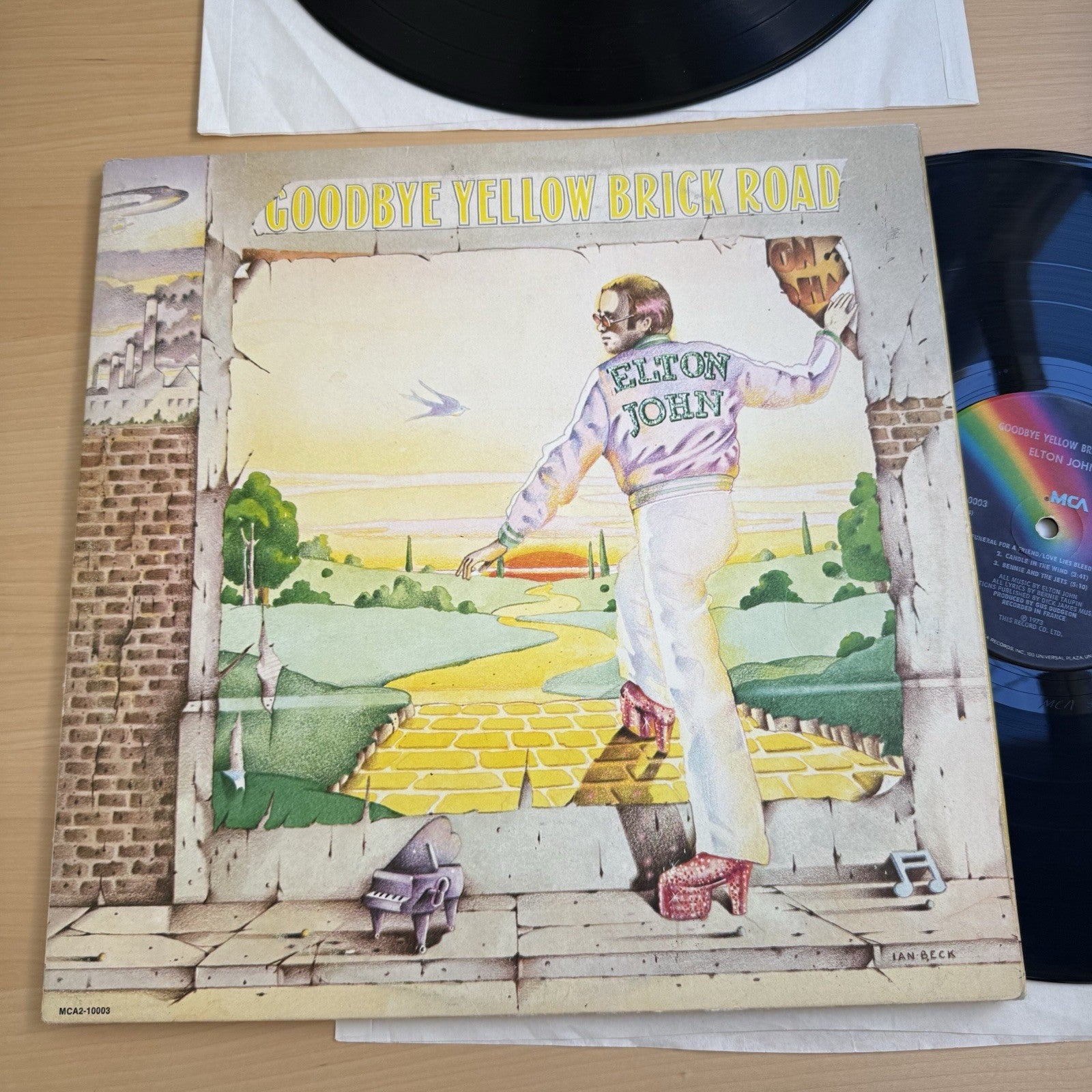 1973 Elton John Goodbye Yellow Brick Road US Press Complete W/Sleeves!