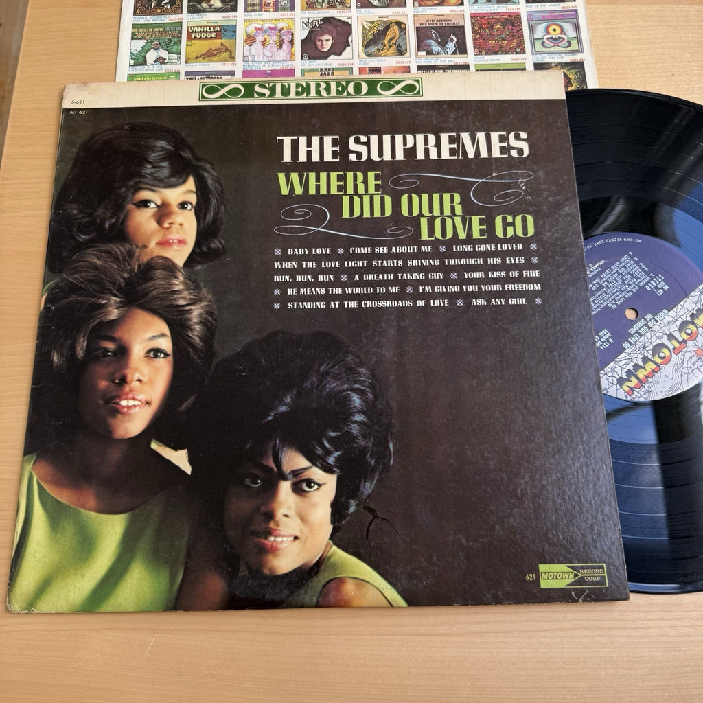 The Supremes Where Did Our Love Go LP Original 1964 Motown MS-621 Vinyl VG+