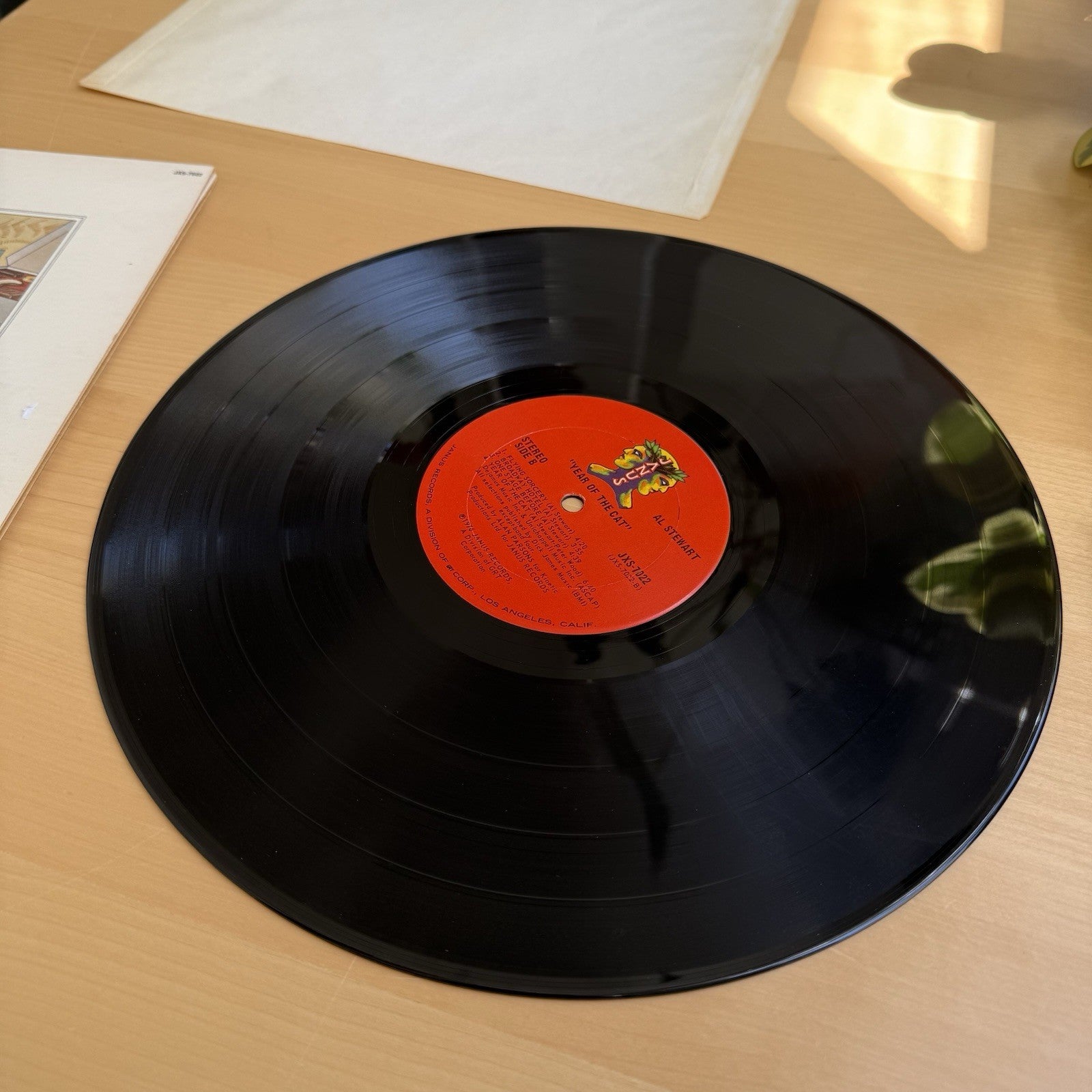 1976 AL STEWART YEAR OF THE CAT" 1st US Press Complete W/Sleeve! VG+ W/Sticker