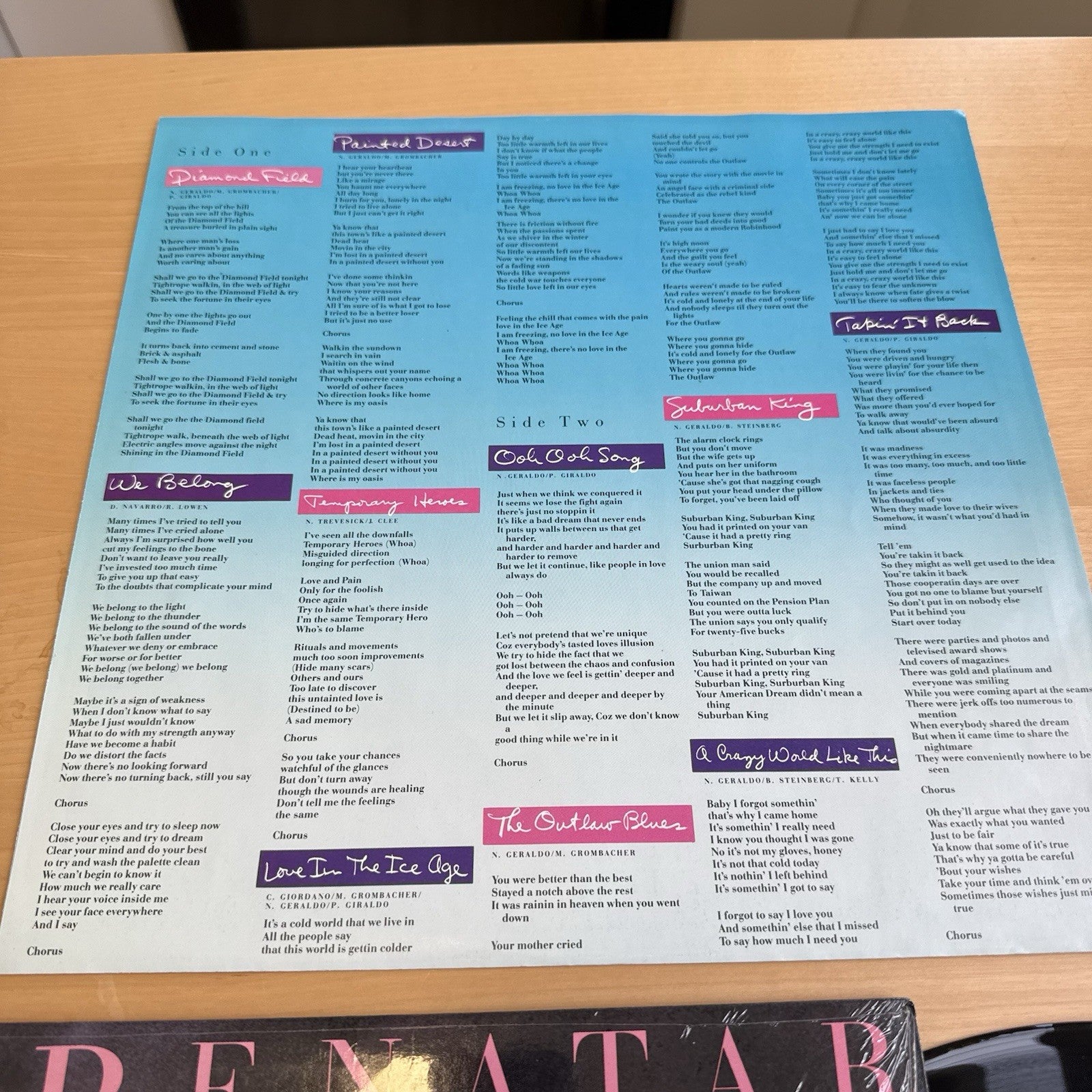 PAT BENATAR Tropico In Shrink! + Rare Fan Club Insert Vinyl W/OG Sleeve Hype EX