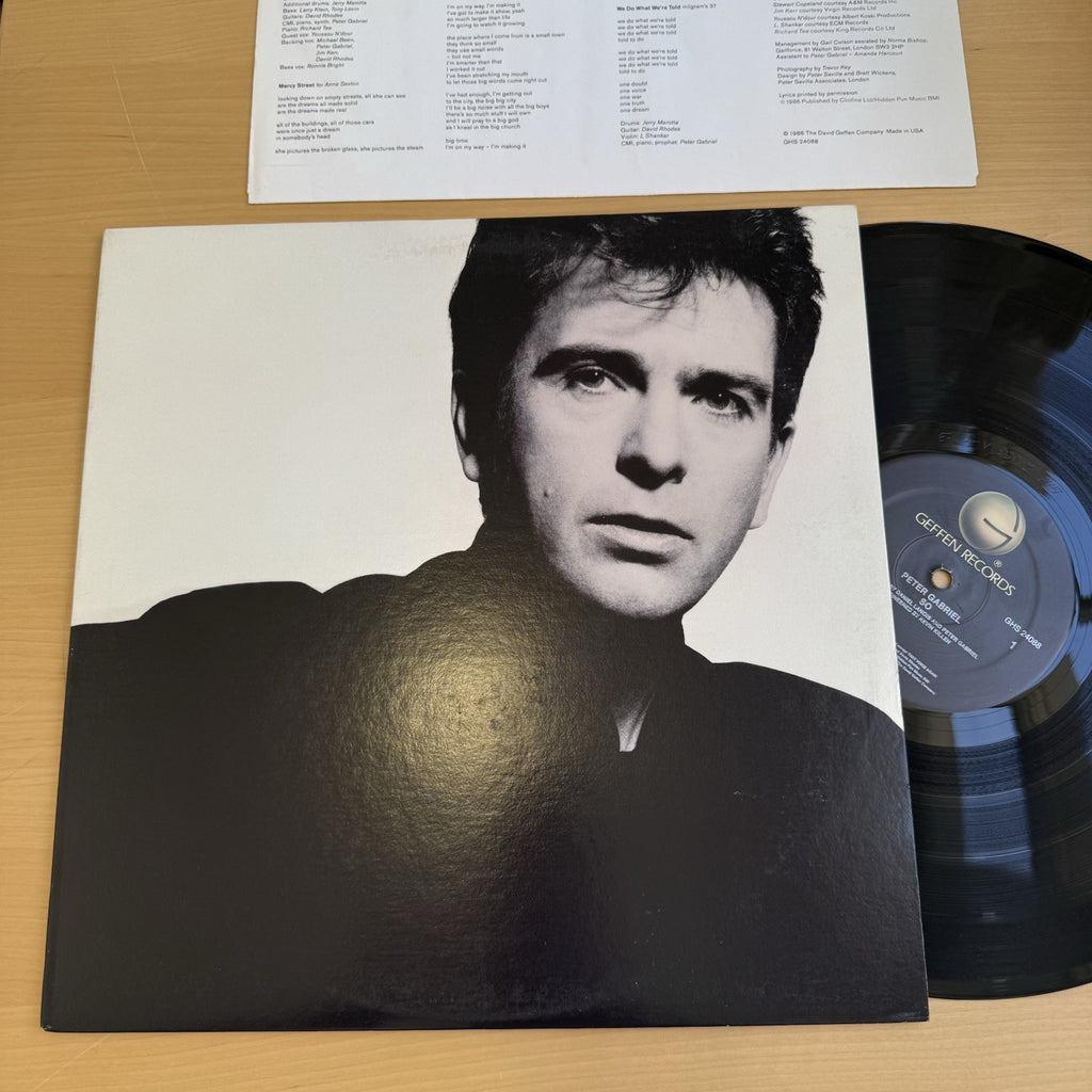 PETER GABRIEL So 1986 US 1st Press Geffen Complete W/ Original Sleeve VG+