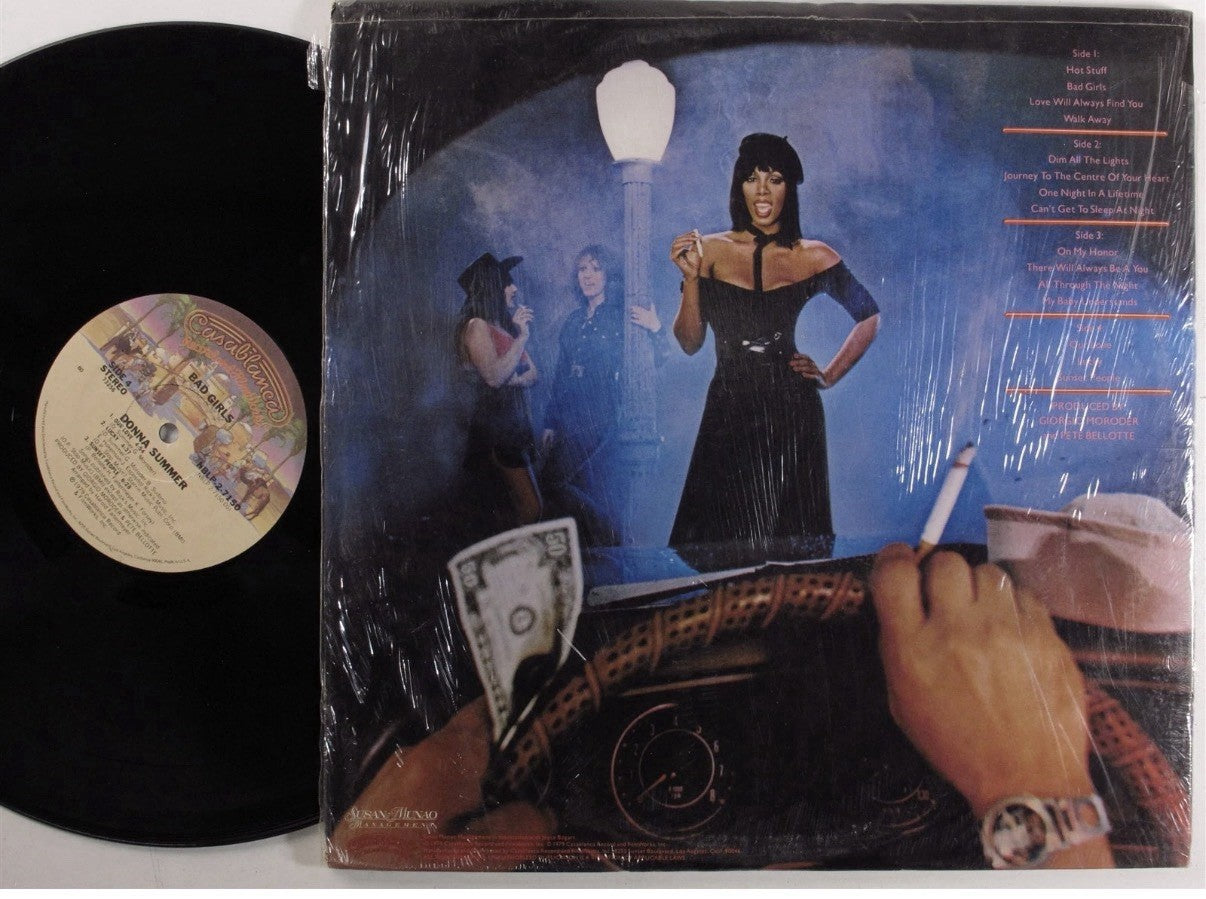 DONNA SUMMER Bad Girls CASABLANCA 2XLP VG+ In SHRINK + OG Sticker US Pressing