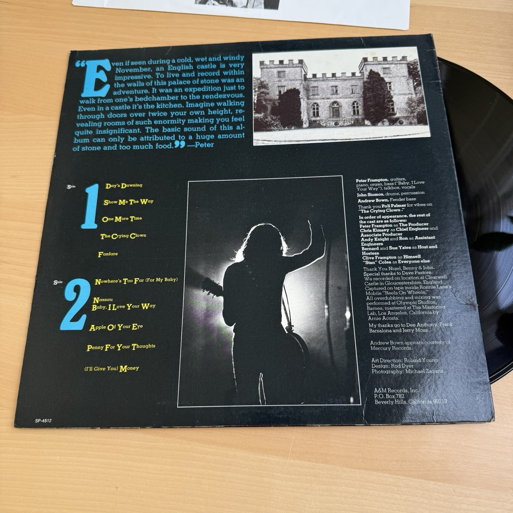 "Frampton" PETER FRAMPTON LP 1975 Record original US Press vinyl EXCELLENT