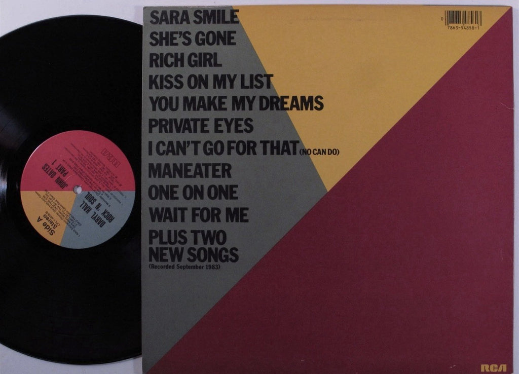 DARYL HALL & JOHN OATES Rock 'N Soul Part 1 RCA LP VG+ with poster! + OG Sleeve