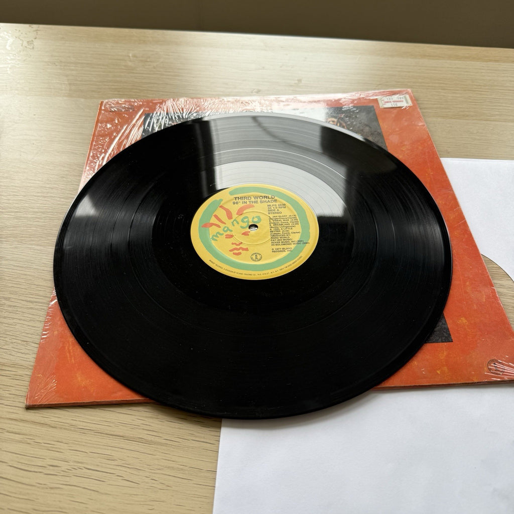 Third World: 96° In The Shade Vinyl Lp In Shrink! Complete W/Sleeve Nice Copy!