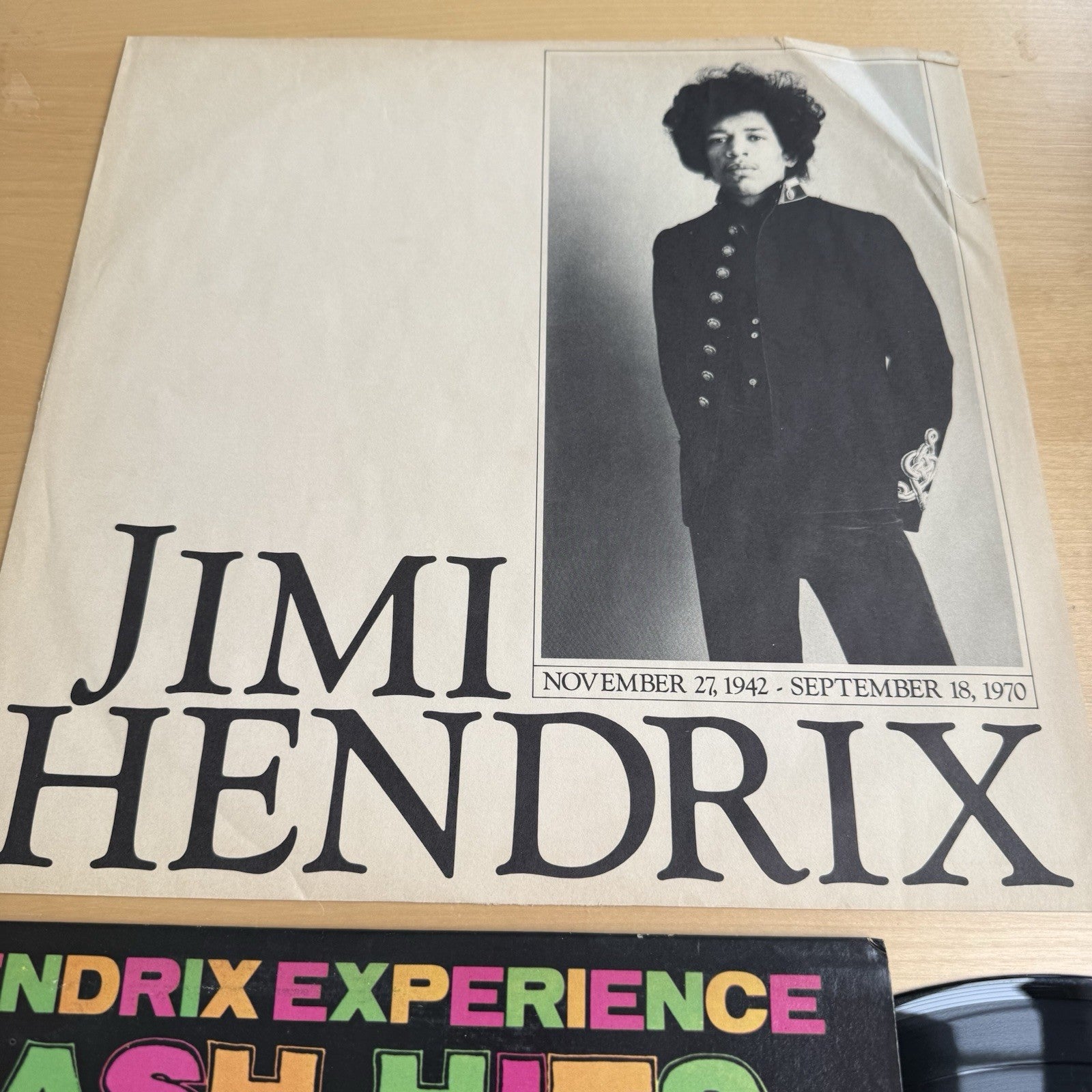 1970s Jimi Hendrix Experience Smash Hits US Press Vinyl LP Complete W/ OG Sleeve
