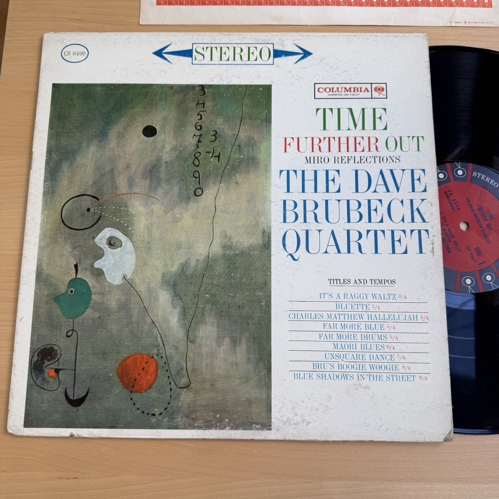 The Dave Brubeck Quartet Time Further Out 1961 Columbia 6-Eye + OG Sleeve!