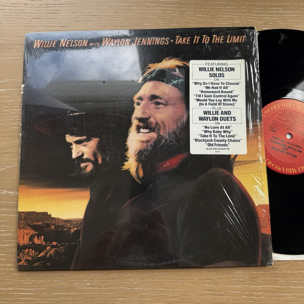 Willie Nelson and Waylon Jennings "Take It To The Limit" In Shrink NM/NM- Vinyl 