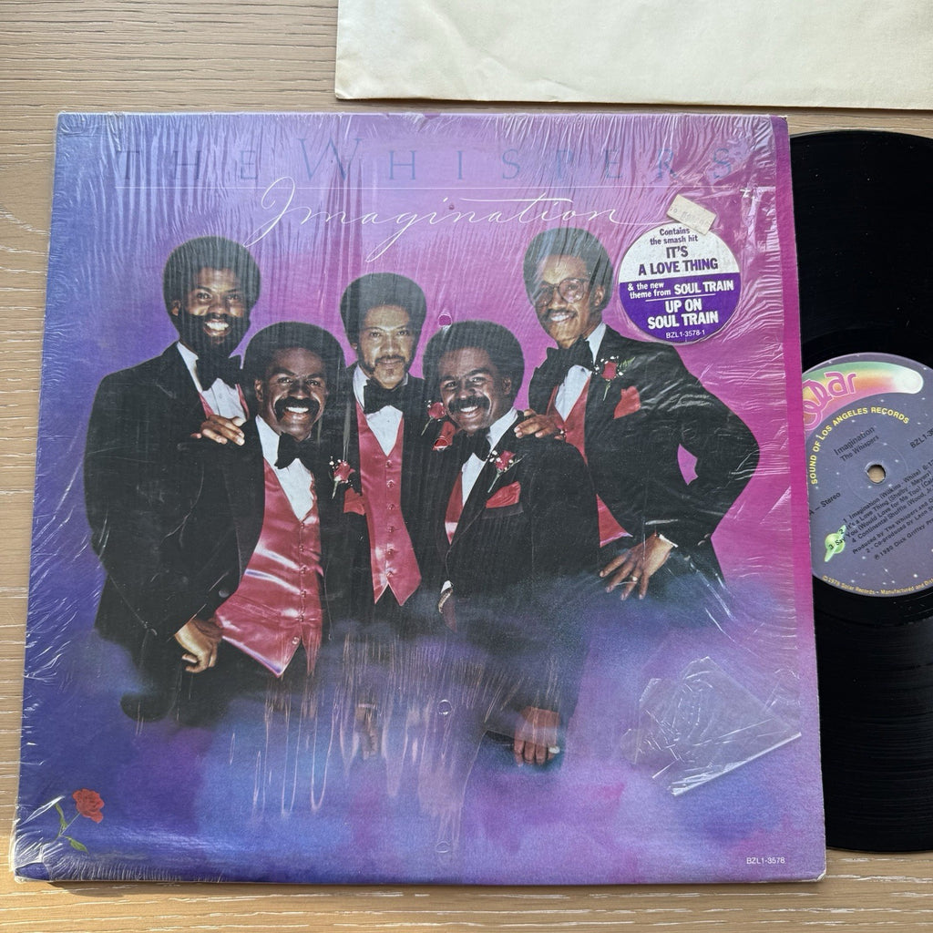 The Whispers Imagination Vinyl LP OG 1980 UP Press In Shrink! + Hype Sticker!
