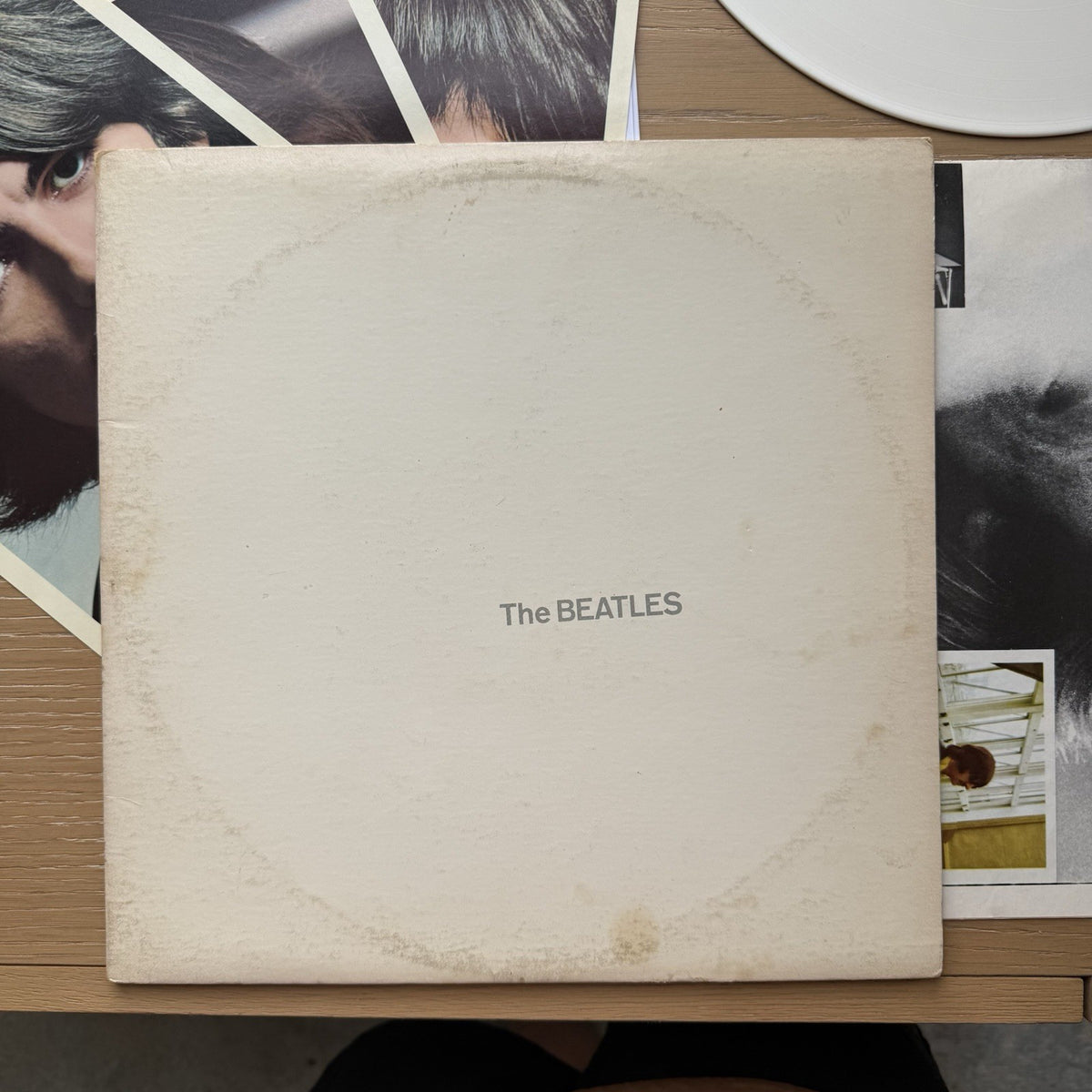 1978 The Beatles White Album LP RARE White Vinyl US Press  W/Orig Poster + Pics!