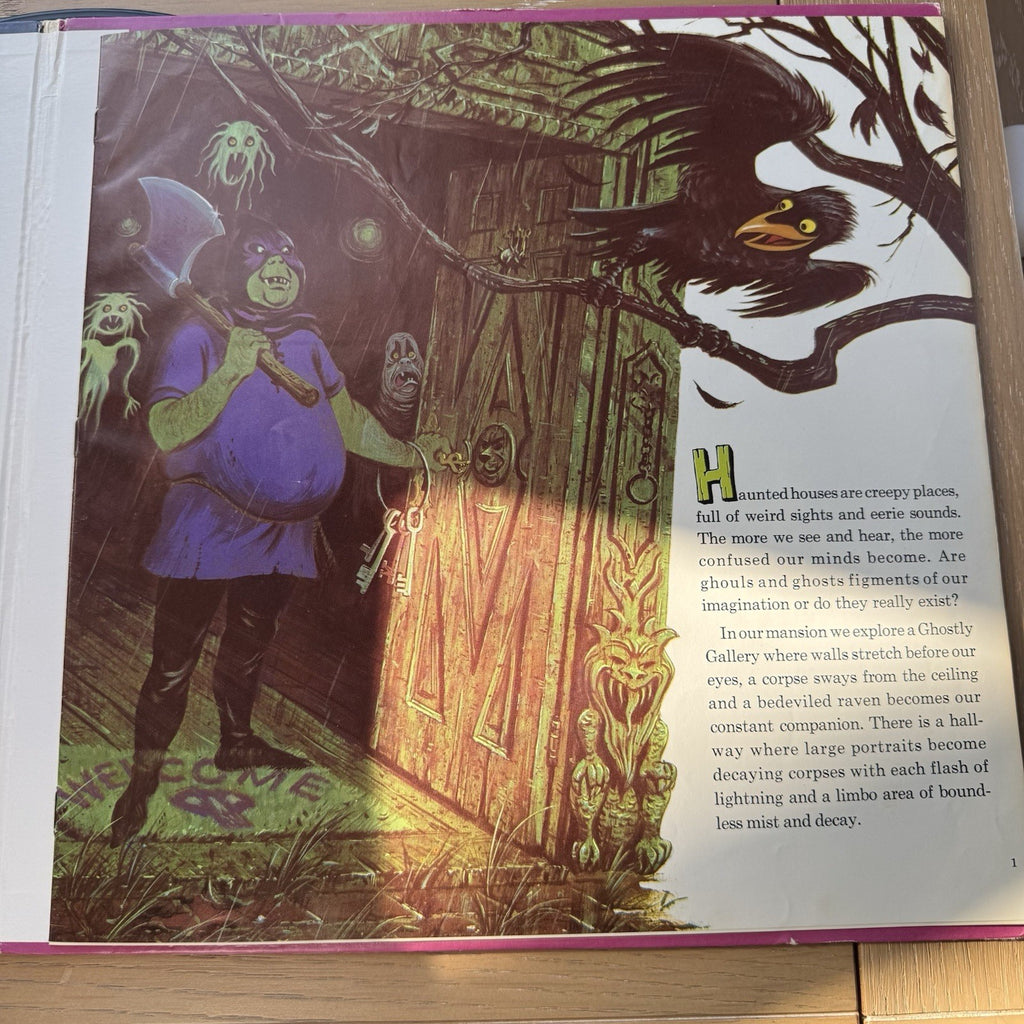 1973 Walt Disney Studio Disneyland Haunted Mansion US LP +Original Booklet VG+