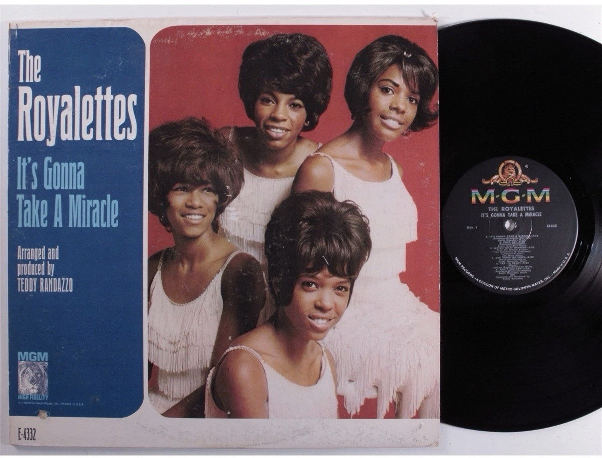 ROYALETTES It's Gonna Take A Miracle MGM LP Original US mono Pressing