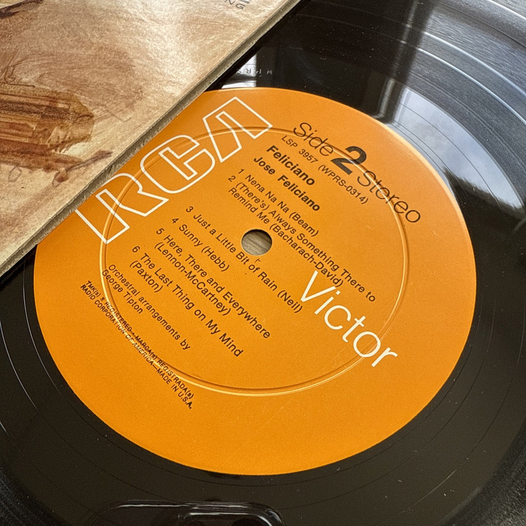1960s Jose Feliciano Feliciano! Light My Fire LP US Press Complete W/OG Sleeve