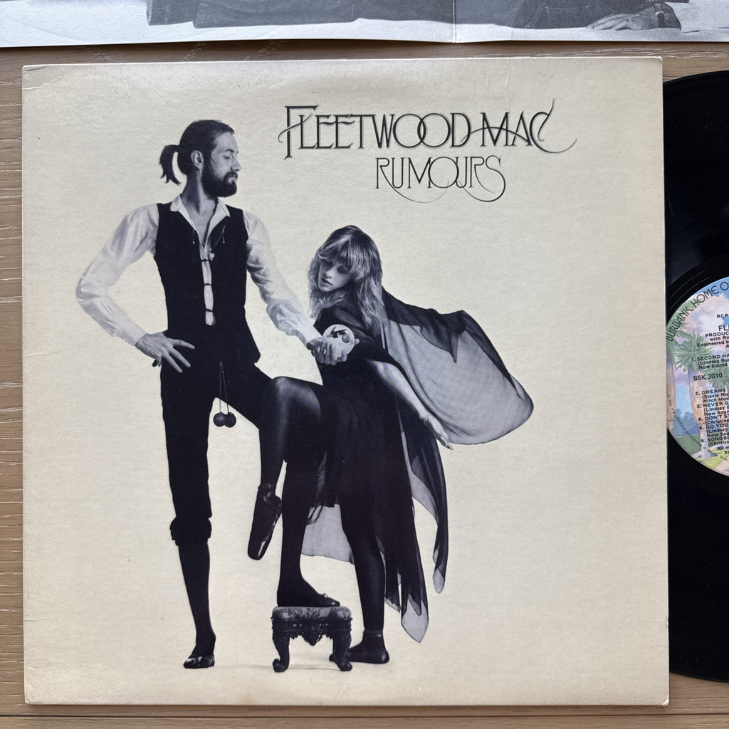 1977 Fleetwood Mac Rumours US Club Pressing VG+ W/ Original Lyric Poster