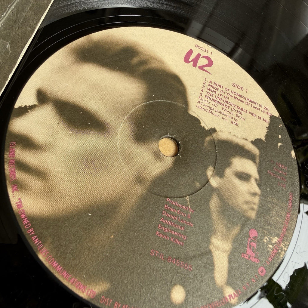 U2 The Unforgettable Fire 1st US press 1984 In Shrink! EX/EX + Original Sleeve