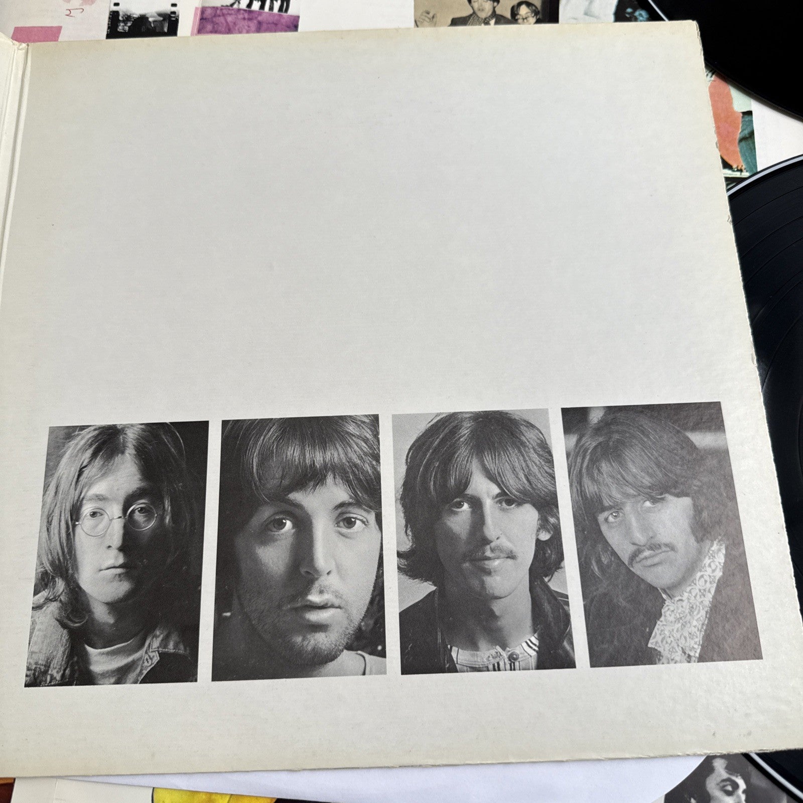 1970s BEATLES White Album APPLE 🍏 2LP + poster & pics Serial #A2303642 US Press