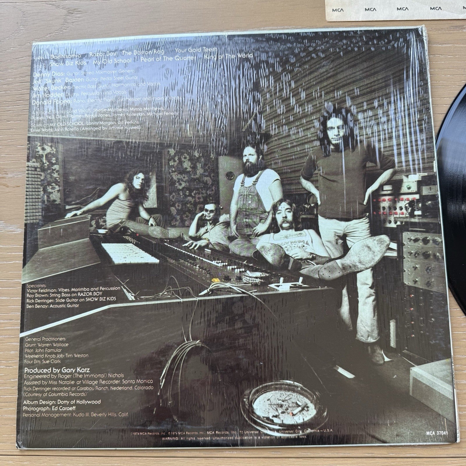 1970s Steely Dan Countdown to Ecstasy LP US Press In Shrink! EX/EX +OG Sleeve