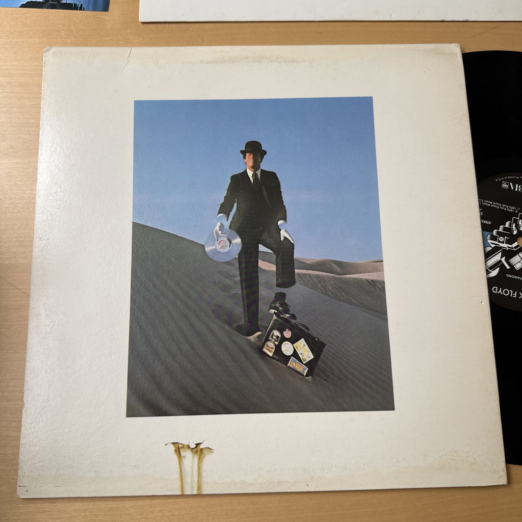 1975 PINK FLOYD Wish You Were Here 1st US Santa Maria Press Vinyl LP Sleeve VG+