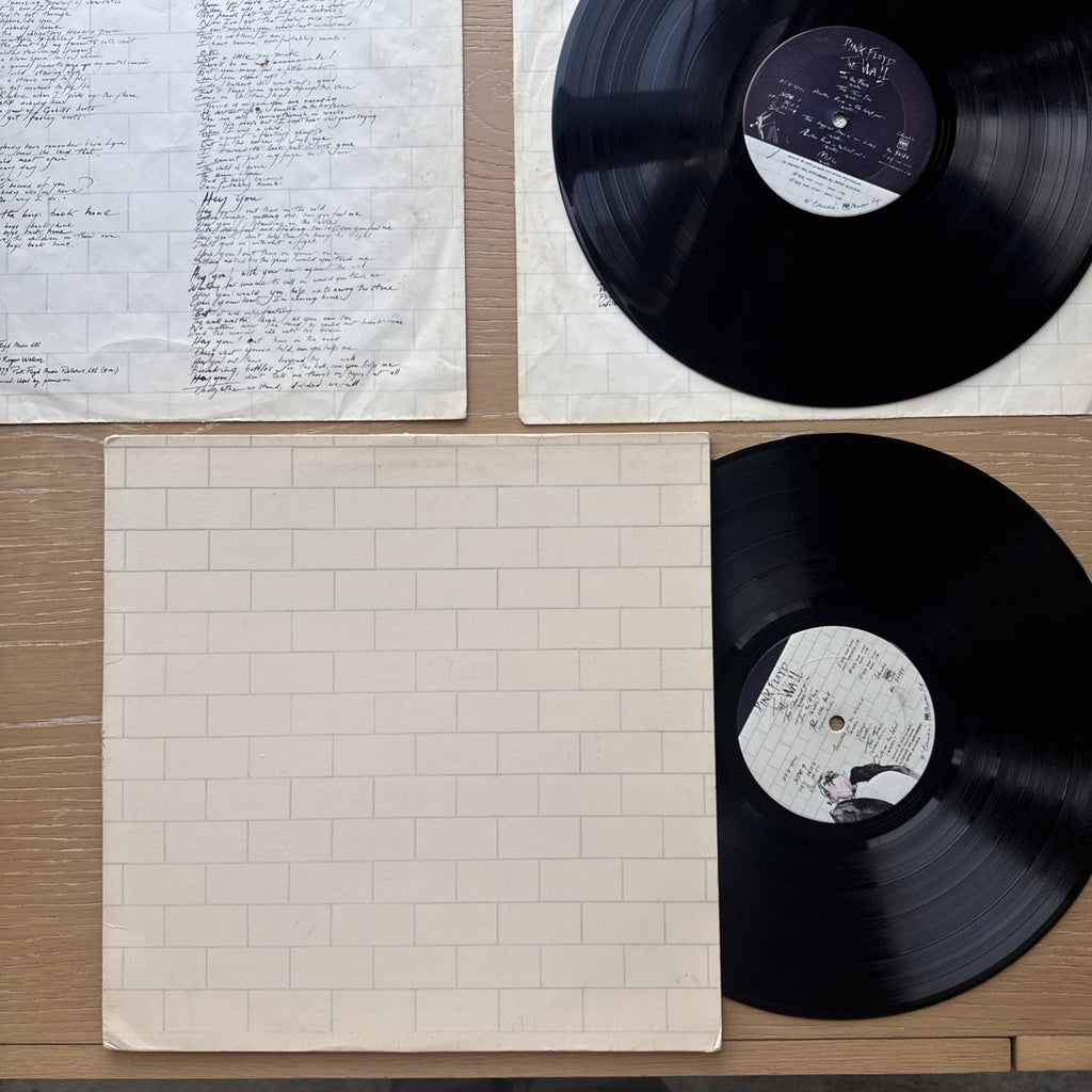 Pink Floyd The Wall 1979 1st US Pitman Press 2LP Complete W/OG Sleeves VG+