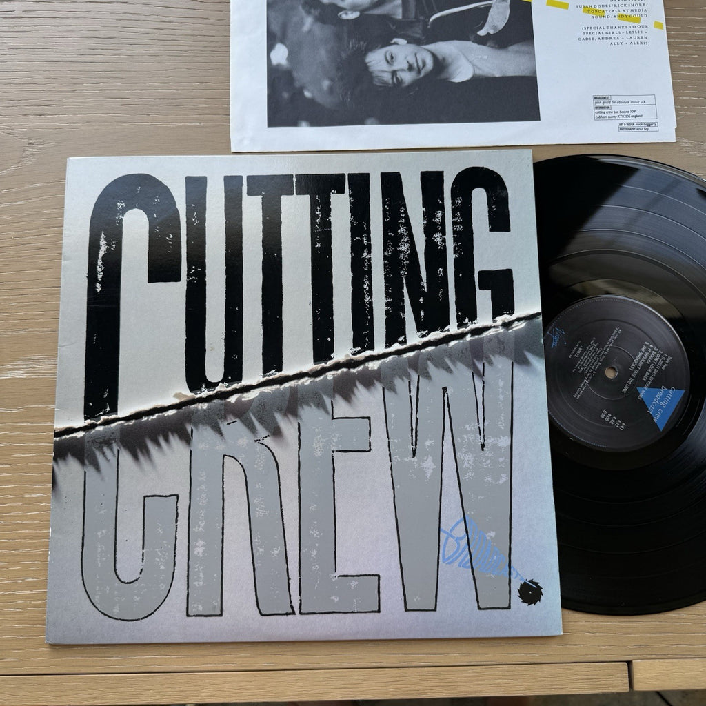 Cutting Crew Broadcast LP 1986 US Pressing Complete W/ Original Sleeve VG+