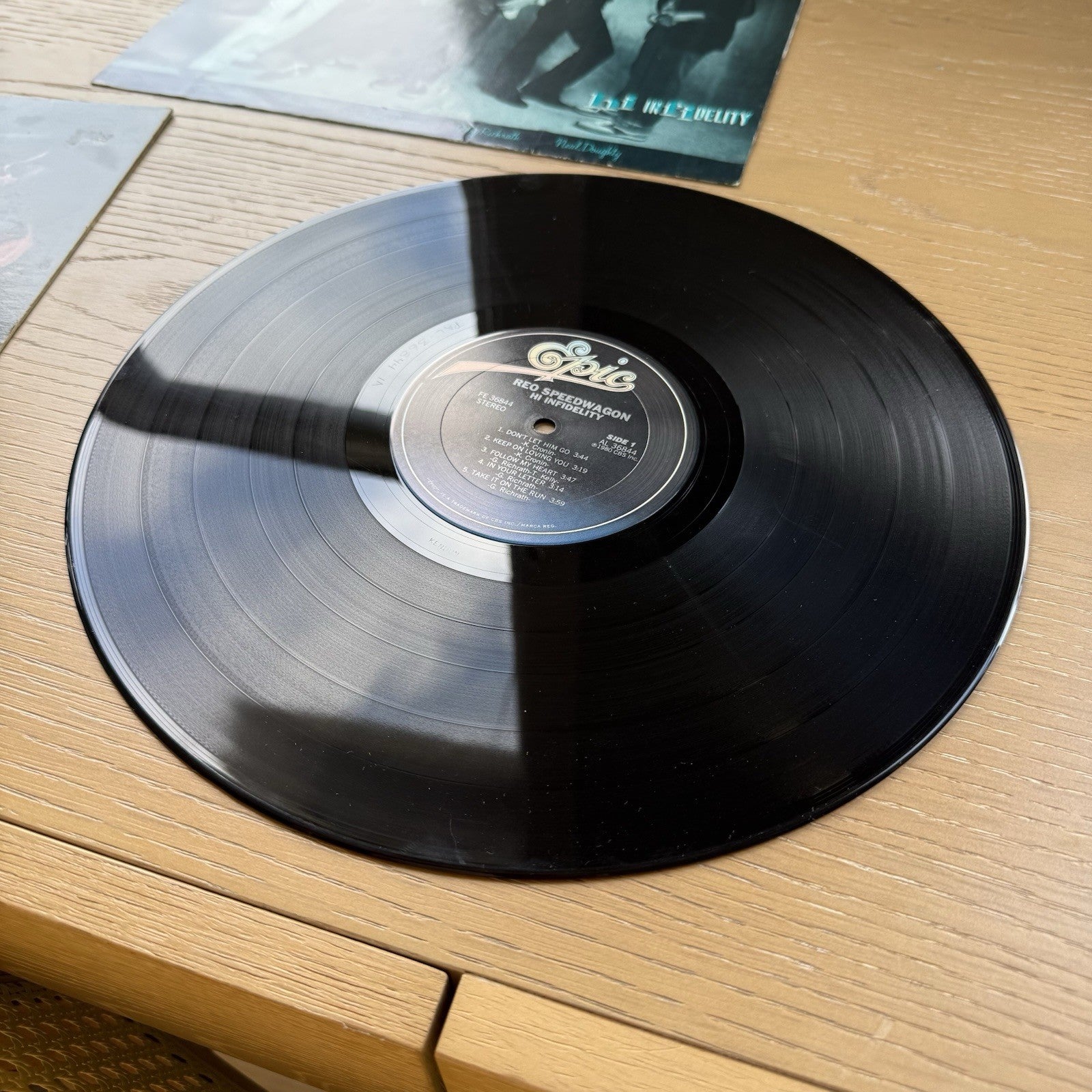 Reo Speedwagon High Infidelity 1980 US Press Complete W/ Original Sleeve!