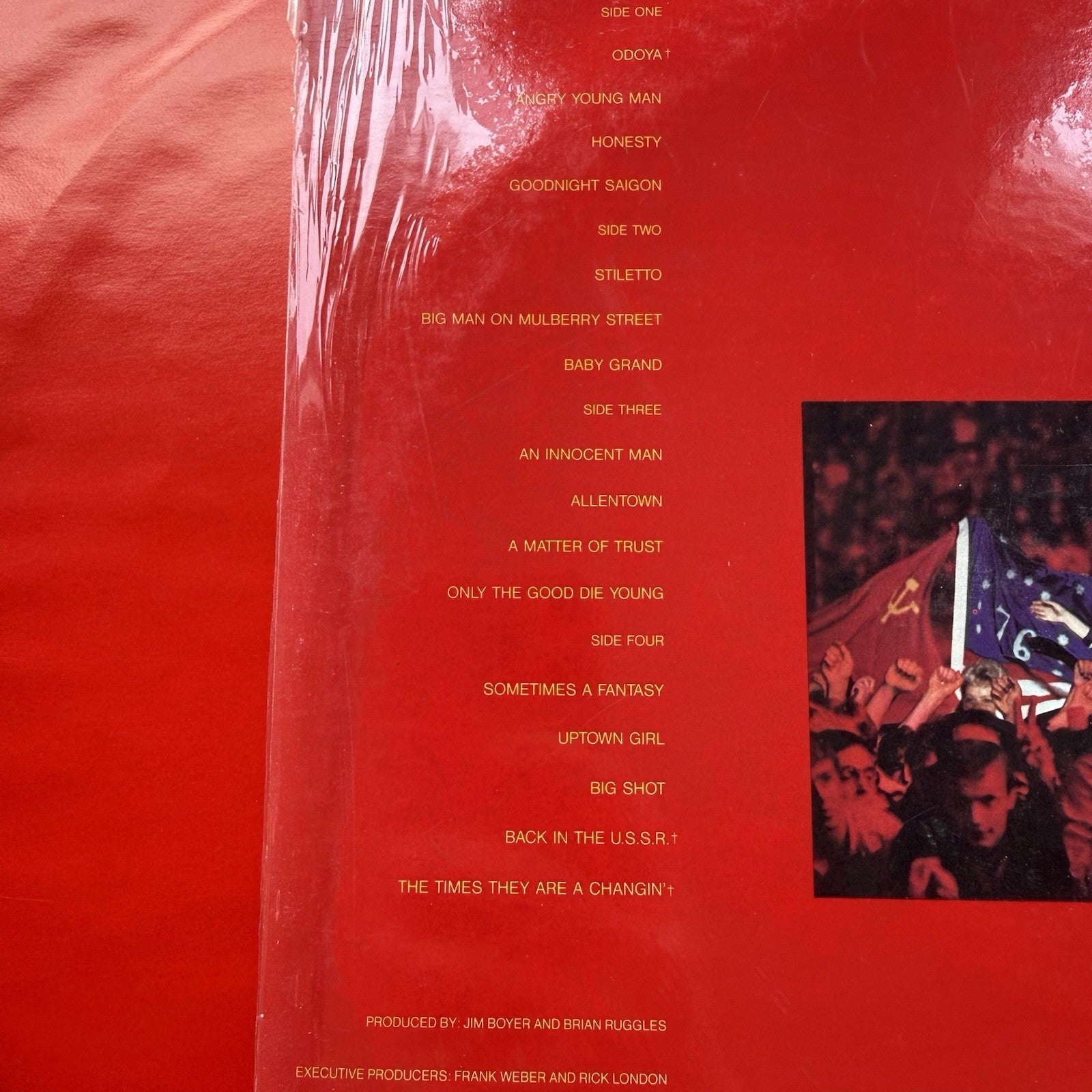 Billy Joel KOHUEPT Live in Russia 1987 In Shrink! EX/EX Original 2LP Vinyl