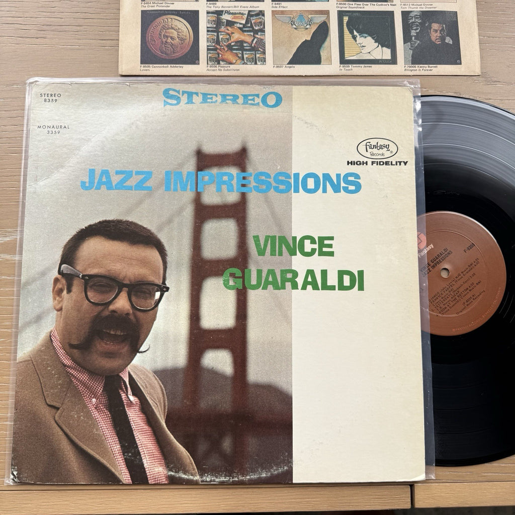 1975 Vince Guaraldi Jazz Impressions US Press LP fantasy W/ Original Sleeve