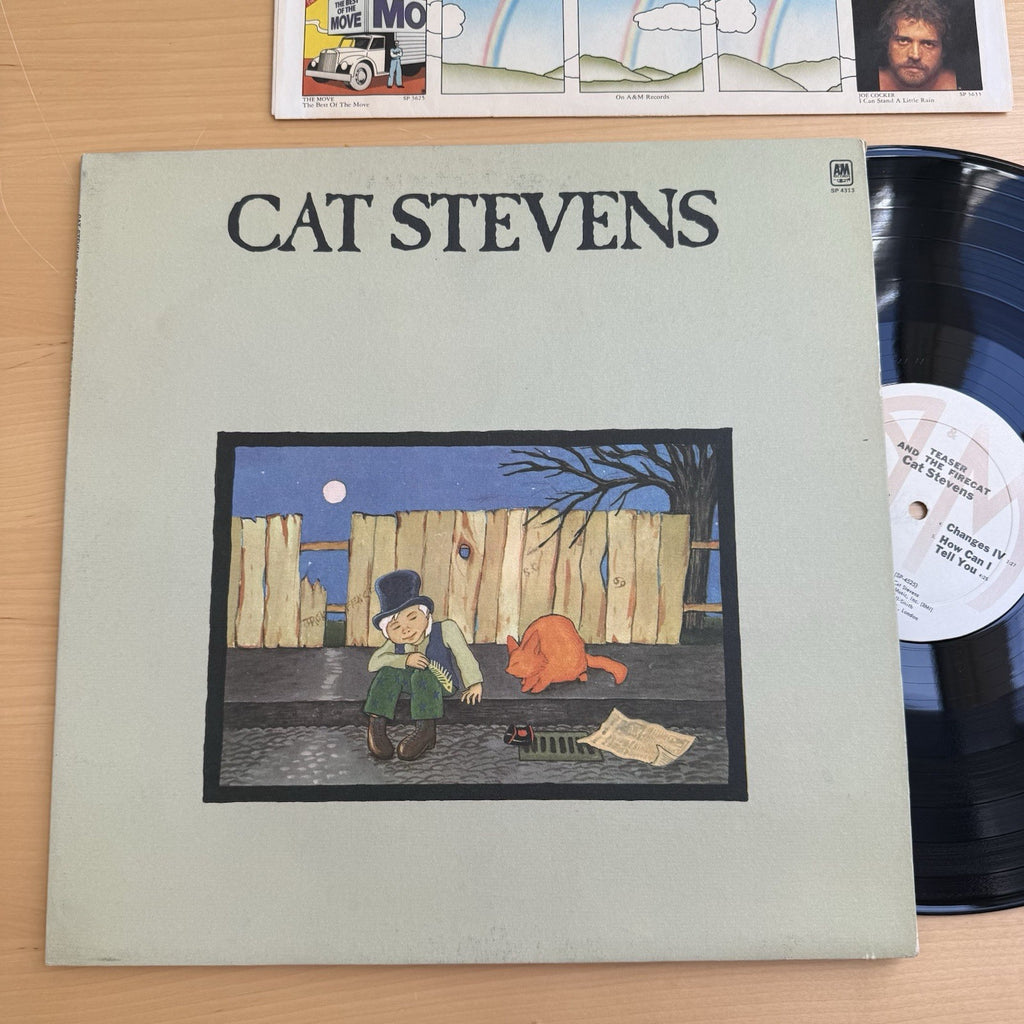 1970s Cat Stevens Teaser And The Firecat Gatefold LP US Pressing OG Sleeve VG+