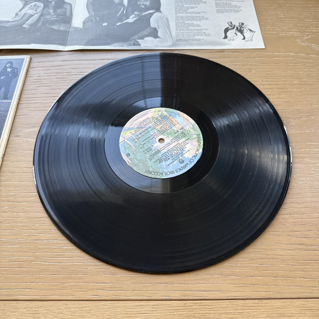 1977 Fleetwood Mac Rumours US Club Pressing VG+ W/ Original Lyric Poster