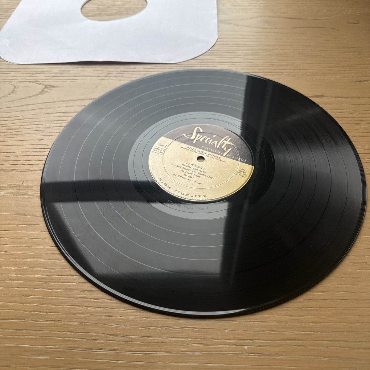1957 Little Richard Here's Little Richard LP US Press In Shrink! EX/EX + Sticker