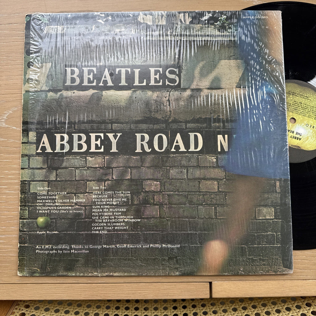 The Beatles Abbey Road Original 1969 1st US LA Press In Shrink LP Apple 🍏 VG+