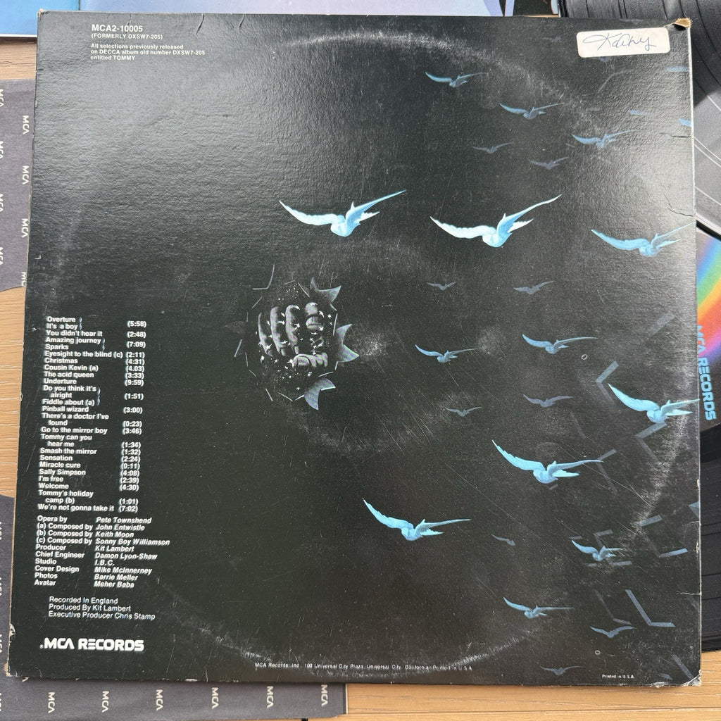 1973 The Who Tommy US Press Record Vinyl 2LP Complete W/ Book Original VG+